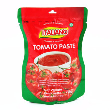 18-20% 22-24% 28-30% brix Standing sachet 70g 210g 400g tomato paste tomato sauce, tomato paste pouch